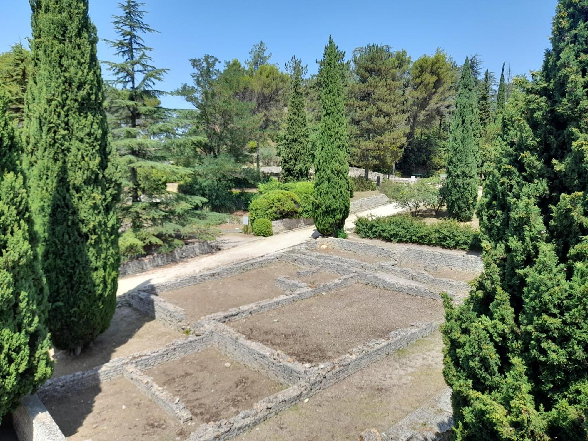 Grande Terrasse Et Vue Sur Le Site Antique Apartment Vaison-la-Romaine Exterior foto